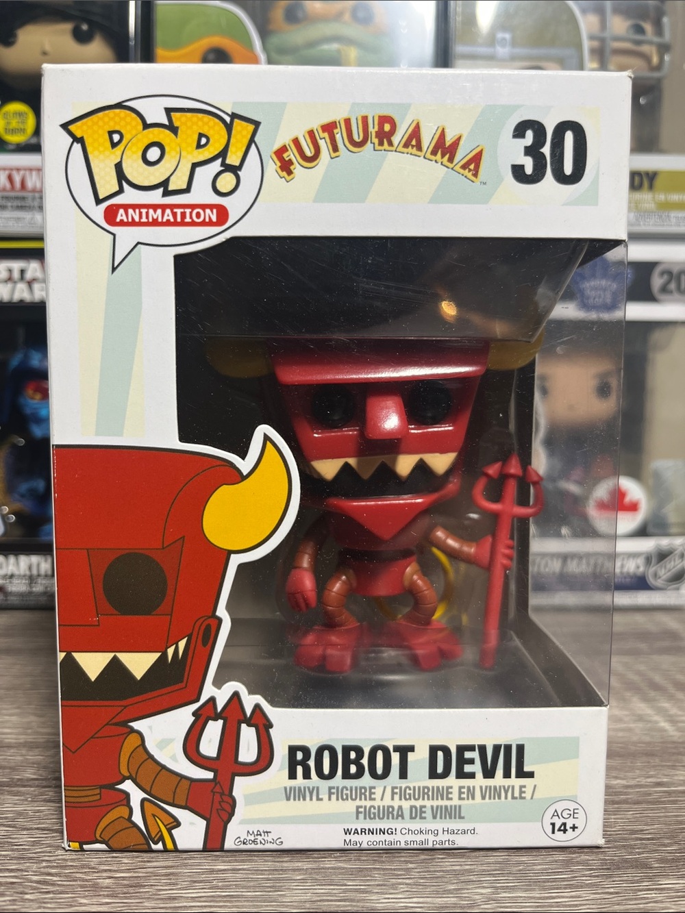 Funko Pop! Futurama Robot Devil Vinyl Figure - Red, Yellow